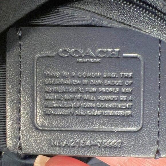 Coach Prairie Satchel Teal Leather Bag - #79997 - Picture 7 of 10